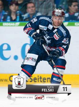 2011-12 Playercards (DEL) #DEL-025 Sven Felski Front