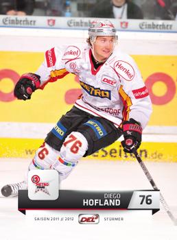 2011-12 Playercards (DEL) #DEL-052 Diego Hofland Front