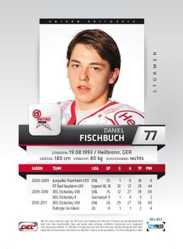 2011-12 Playercards (DEL) #DEL-053 Daniel Fischbuch Back