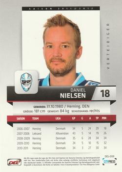 2011-12 Playercards (DEL) #DEL-059 Daniel Nielsen Back