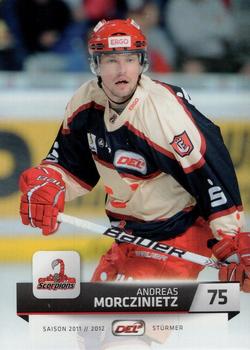 2011-12 Playercards (DEL) #DEL-089 Andreas Morczinietz Front