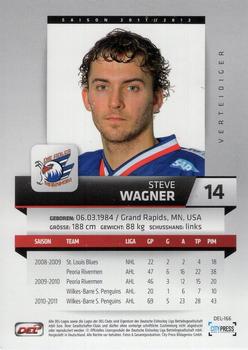 2011-12 Playercards (DEL) #DEL-166 Steve Wagner Back
