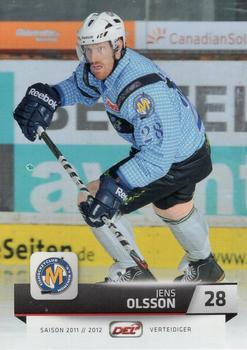2011-12 Playercards (DEL) #DEL-184 Jens Olsson Front