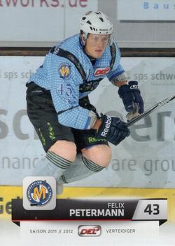 2011-12 Playercards (DEL) #DEL-185 Felix Petermann Front