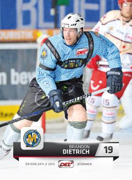 2011-12 Playercards (DEL) #DEL-191 Brandon Dietrich Front