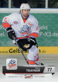 2011-12 Playercards (DEL) #DEL-205 Paul Traynor Front