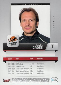 2011-12 Playercards (DEL) #DEL-252 Pavel Gross Back