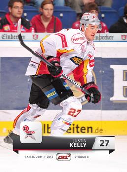 2011-12 Playercards (DEL) #DEL-311 Justin Kelly Front