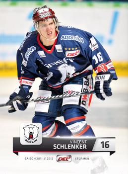 2011-12 Playercards (DEL) #DEL-328 Vincent Schlenker Front