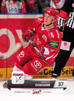 2011-12 Playercards (DEL) #DEL-349 Marcel Ohmann Front