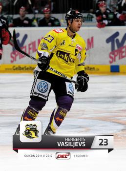 2011-12 Playercards (DEL) #DEL-354 Herberts Vasiljevs Front