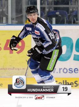 2011-12 Playercards (DEL) #DEL-379 Markus Hundhammer Front
