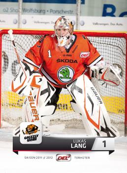 2011-12 Playercards (DEL) #DEL-380 Lukas Lang Front