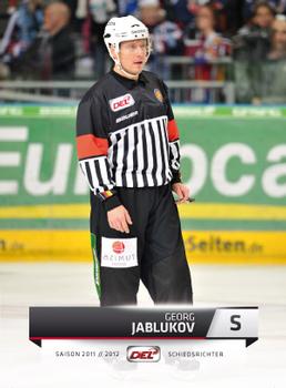 2011-12 Playercards (DEL) #DEL-398 Georg Jablukov Front