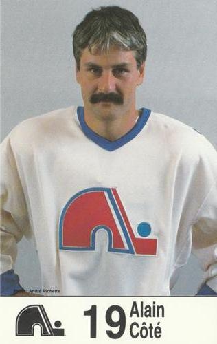 1985-86 Quebec Nordiques Postcards #NNO Alain Cote Front