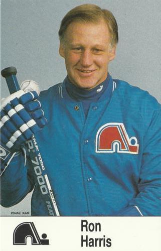1985-86 Quebec Nordiques Postcards #NNO Ron Harris Front