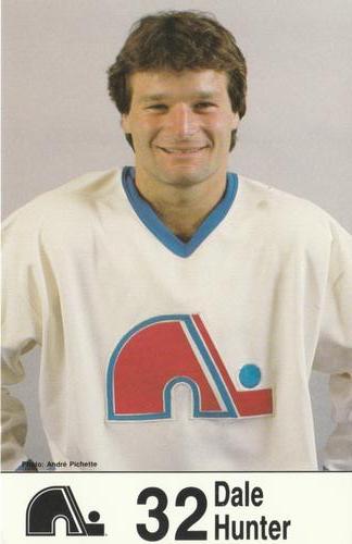 1985-86 Quebec Nordiques Postcards #NNO Dale Hunter Front