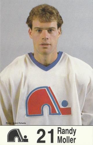 1985-86 Quebec Nordiques Postcards #NNO Randy Moller Front