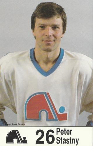 1985-86 Quebec Nordiques Postcards #NNO Peter Stastny Front