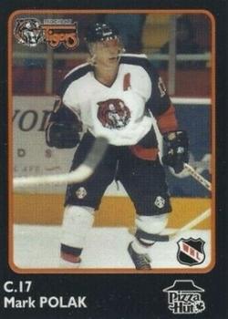 1995-96 Medicine Hat Tigers (WHL) #11 Mark Polak Front
