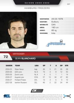 2008-09 Playercards (DEL) #387 Sean Blanchard Back