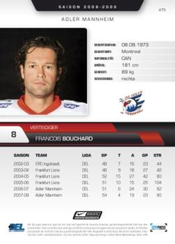 2008-09 Playercards (DEL) #475 Francois Bouchard Back