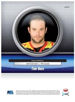 2008-09 Playercards (DEL) - Alltime Games #ASP03 Tino Boos Back