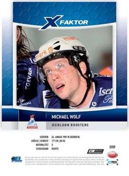 2008-09 Playercards (DEL) - X-Faktor #XF09 Michael Wolf Back