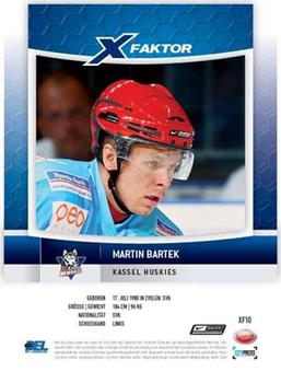 2008-09 Playercards (DEL) - X-Faktor #XF10 Martin Bartek Back