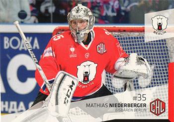 2014-15 Playercards Premium Serie 1 (DEL) #DEL-302 Mathias Niederberger Front