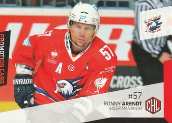 2014-15 Playercards Premium Serie 1 (DEL) - Promotion Cards #DEL-423 Ronny Arendt Front