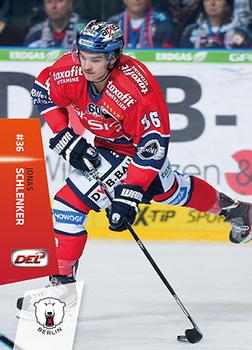 2014-15 Playercards Premium Serie 2 (DEL) #DEL-034 Jonas Schlenker Front