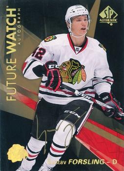 2016-17 SP Authentic - Future Watch Autographs Black (Gold Ink) #168 Gustav Forsling Front