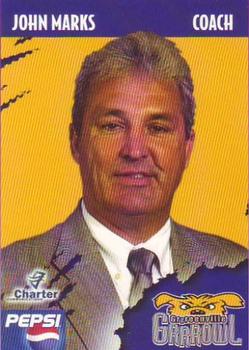2002-03 Charter/Pepsi Greenville Grrrowl (ECHL) #16 John Marks Front