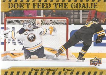 2016-17 Upper Deck - Don't Feed The Goalie #DFG-BM Brad Marchand Front
