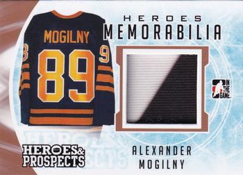 2016-17 Leaf In The Game Heroes and Prospects  - Hero Memorabilia #HM-02 Alexander Mogilny Front