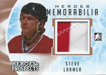 2016-17 Leaf In The Game Heroes and Prospects  - Hero Memorabilia #HM-43 Steve Larmer Front