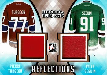 2016-17 Leaf In The Game Heroes and Prospects  - Reflections #R-12 Pierre Turgeon / Tyler Seguin Front