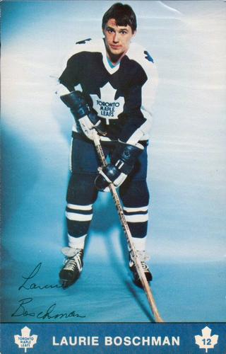1979-80 Toronto Maple Leafs Postcards #NNO Laurie Boschman Front
