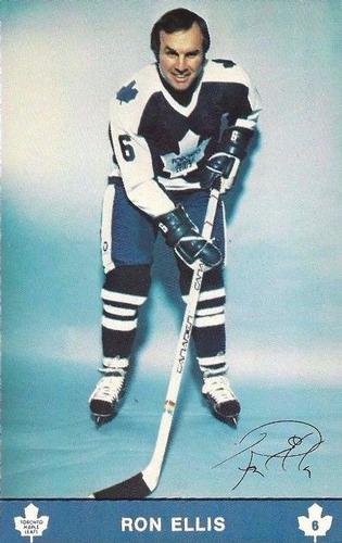 1979-80 Toronto Maple Leafs Postcards #NNO Ron Ellis Front