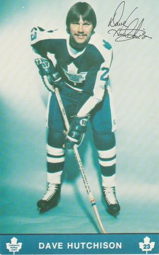 1979-80 Toronto Maple Leafs Postcards #NNO Dave Hutchison Front