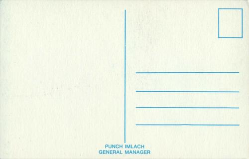 1979-80 Toronto Maple Leafs Postcards #NNO Punch Imlach Back