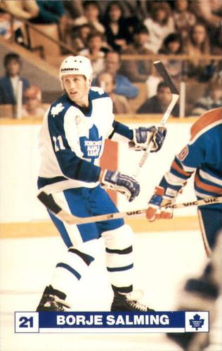 1985-86 Toronto Maple Leafs Postcards #NNO Borje Salming Front