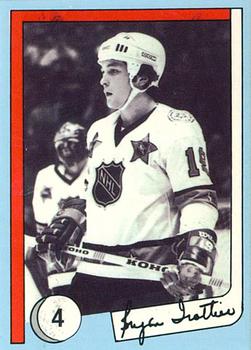 1985 New York Islanders News Bryan Trottier #4 Bryan Trottier Front