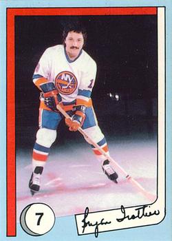 1985 New York Islanders News Bryan Trottier #7 Bryan Trottier Front