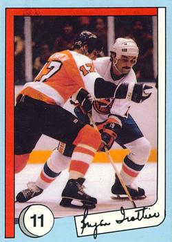 1985 New York Islanders News Bryan Trottier #11 Bryan Trottier / Paul Holmgren Front