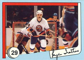 1985 New York Islanders News Bryan Trottier #29 Bryan Trottier / Wayne Gretzky Front