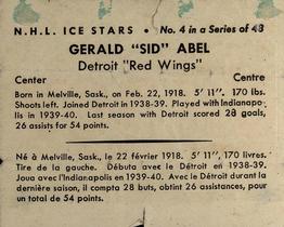 1949-50 World Wide Gum NHL Ice Stars Wrappers #4 Gerald 