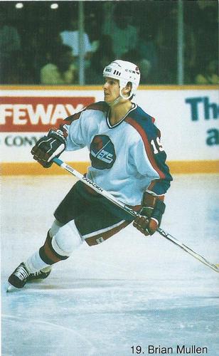 1986-87 Winnipeg Jets #NNO Brian Mullen Front