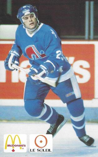 1985-86 McDonald's Quebec Nordiques #NNO Steven Finn Front